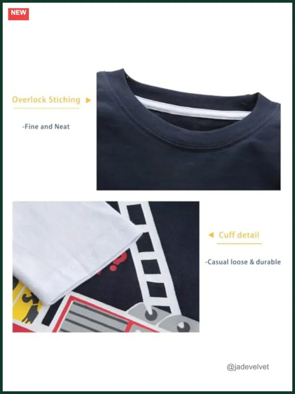 3 Pack Boys Long Sleeve Cotton T-Shirts Casual Crewneck Tees Toddler Kids